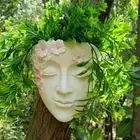 Funny Face Sculpture Planter Resin Craft Face Planter Pot Home Decor