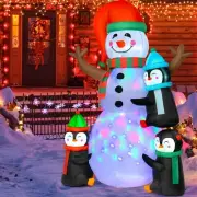 Christmas Inflatables Outdoor Decorations, 6FT Inflatables Snowman Decoration...