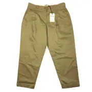 RM Williams Women's Clara Pleat Trouser Khaki Pants Size 10 NEW RRP $129