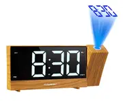 Projection Radio Desk LED Digital Alarm Clock with Sleep Timer