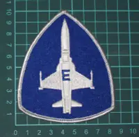 在飛比找Yahoo!奇摩拍賣優惠-空軍F-5E戰機機種臂章  手工DIY  電繡刺繡徶章※無車