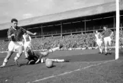 Manchester City Bert Trautmann And Jackie Plenderleith 1961 Old Football Photo