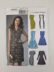 Vogue Sewing Pattern 9050 V9050 Misses Lined Dress Pattern Size 6-14 NEW