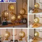 Iron LED Lights Round Ball Desk Lamp New Star Moon Light Eid Mubarak