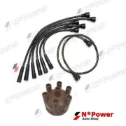 BOSCH SPARK PLUG LEADS & DISTRIBUTOR CAP FOR TOYOTA Landcruiser FJ40 F 2F 65-82 (for: Toyota)