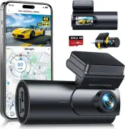 Dash Cam Front and Rear Camera,4K+1080P, 5.8Ghz Wifi & GPS Dash Camera for Cars,