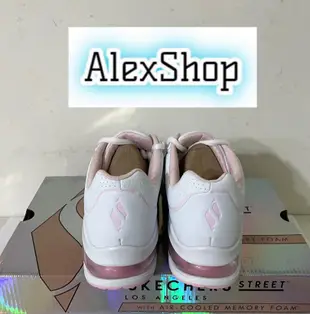 艾力克斯 SKECHERS UNO 2 AIR FEELS 女 155629WLPK 白粉 氣墊休閒跑步鞋 US 7.5