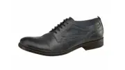Johnston & Murphy Brannon Dress Plain Toe Oxford Size US 11.5 M(D) Dark Grey