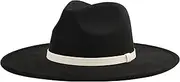 [Pro Celia] Big Wide Brim Fedora Hat for Women Large Felt Panama Rancher Hat