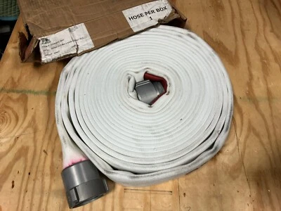 New Bulldog Ultima Fire Hose Assembly White 2.5" x 50ft ALBAT ULC 013326AL-BAT