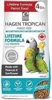 Hari Tropican Lifetime Formula Granules Parrot Food 4mm, 4lb