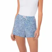 Jane and Bleecker womens Sleep Short size Meduim Blue Aqua 3-pack