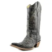CORRAL Women's Lizard Inlay Western Cowgirl Boot Pointed Toe - C2108