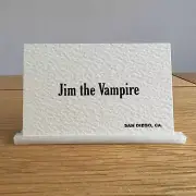 Jim the Vampire, What we do in the shadows Business Card Replica Prop