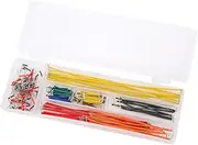 YDuupxe 140Pcs Breadboard Jumper Wires Assorted Kit 14 Lengths Electrical Wire U Shape Jumper with Plastic Storage Box for Breadboard Prototyping