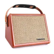 AC-15 15W Acoustic Guitar Amp Speaker With Microphone T9Y3