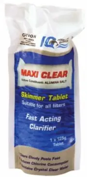 Glitter Plus Tablets 125g Clarifier Tablet - Fast Acting Pool Clarifier