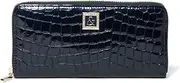 [Pinky & Dianne] Pinky & Diane PDLWGBT4 Bill Holder, Italian Croco, Luxury, Navy, Navy, One Size