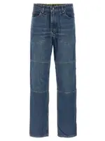 [Martine Rose] Martine Rose-Camo Reversible Jeans Blu-Uomo S Blue