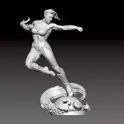 1/18 resin figure model kit Amazing Female Warrior Mercenary Unassembled