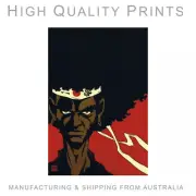 Afro Samurai - Japanese Style HQ Poster Pick your size A4/A3/A2 & 90x60 cm