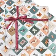 Dog Tissue Paper, 20 Sheets 50 x 70cm Dog Gift Wrapping Paper Cute Tissue Paper for Packing Christmas Birthday Festival Gift DIY Art Crafts