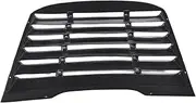 ABS Black Car Rear Window Decorative Louver Air Outlet Diffuser Shutter Grill Cover Compatible For Ford Mustang 2015-2018