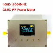 1000MHz 100KHZ-10GHZ OLED RF Power Meter -60～0dBm + Sofware RF Attenuation Value