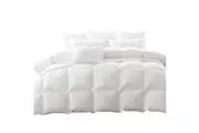 DreamZ 700GSM All Season Goose Down Feather Filling Duvet in King Single Size