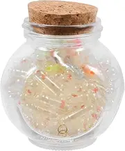 Yardenfun Bottle 100pcs Message Capsules Paper Notes Roll for Romantic Wishing Bottle