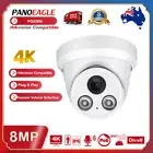 Hikvision Compatible 8MP 4K Security IP Camera MIC POE Home Outdoor CCTV 2.8MM