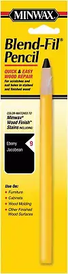 Minwax 110096666 No 9 Blend-Fil Wood Repair Stain Pencil, Ebony Jacobean