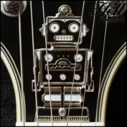 "MECHMAN" Diecast Truss Rod Cover. Fits most Gibson Les Paul, SG, LP many more