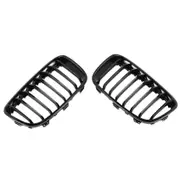 Bright Black Front Kidney Grill Grille For BMW F20 F21 1 Series 2011-2014 12 13