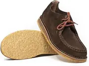 [ASTORFLEX] Mens Beenflex Lace-up Shoes Brown 8, Dark Chestnut, 8