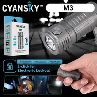 在飛比找樂天市場購物網優惠-【錸特光電】CYANSKY M3 鈦合金 700流明 強光可