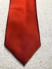 GEOFFREY BEENE MENS TIE SOLID ORANGE 3.25 X 59 NWT