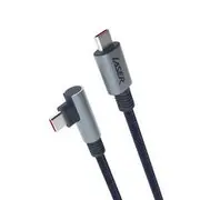LASER USB-C to USB-C Right Angled Braided Cable 100W 1M - CB-UCRA1-269
