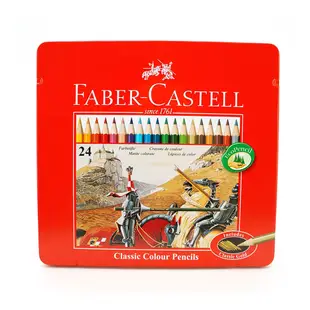 FABER-CASTELL︱輝柏 精裝鐵盒色鉛筆12色/24色/36色/48色 油性【九乘九文具】美術用品 色鉛筆 畫畫