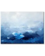 Ready2HangArt Wave of the World Wrapped Canvas Abstract Wall Art by Karen Moehr