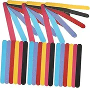 ERINGOGO 6 Colors Nail Buffing Sponge Strips 36pcs Manicure Tools Fingernail File Set Ideal for Diy Nail Care