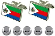 [Select Gifts] Shirt Dress Studs Montanha City Espirito Santo State Flag Cufflinks