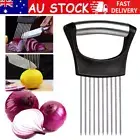 Food Slice Assistant Onion Slicer Cutter Fish Meat Potato Vegetable Holder AU