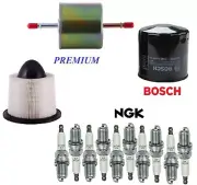 Tune Up Kit Filters Spark Plugs For FORD EXCURSION V10 6.8L 2000-2005 (for: Ford)