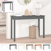 Console Table Side Sofa End Table Living Room Hallway Solid Wood Pine vidaXL