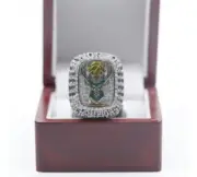 Giannis Antetokounmpo Milwaukee Bucks 2021 Championship Ring Timber Display Box