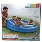 Intex Crystal Blue Inflatable Vinyl Pool Round 58 Inches 13 Inches Deep NIB