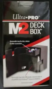 Ultra Pro Brown & White M2 Deck Box MAGIC POKEMON YUGIOH MTG Brand New