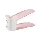 2pcs Shoe Rack Stackable Space-saving Non-slip Shoe Storage Rack Universal