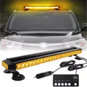 Amber Flashing LED Emergency Light Bar Rooftop Double Side Strobe Warning Light